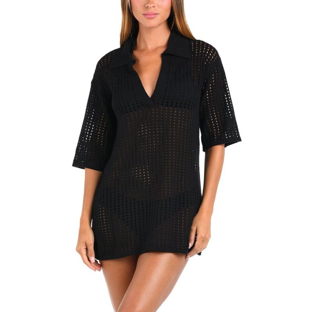 Sunshine 79 Womens  Resort Crochet Tunic
